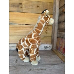 Vintage Aurora World Giraffe Wildlife 18" Plush Toy Firm Standing Stuffed Animal
